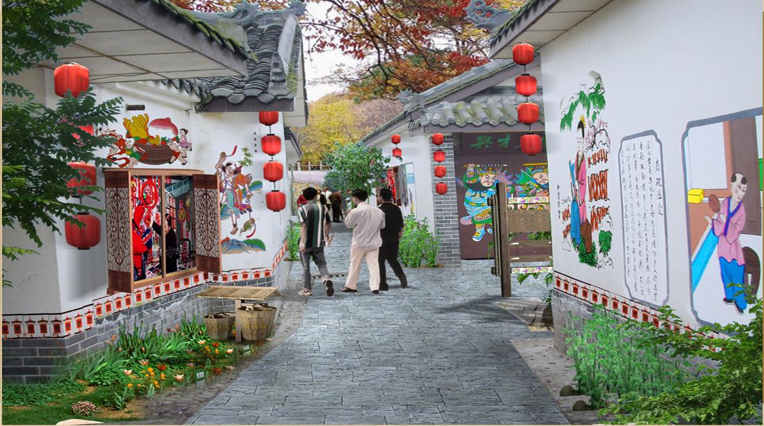 023年画艺术村街巷改造图